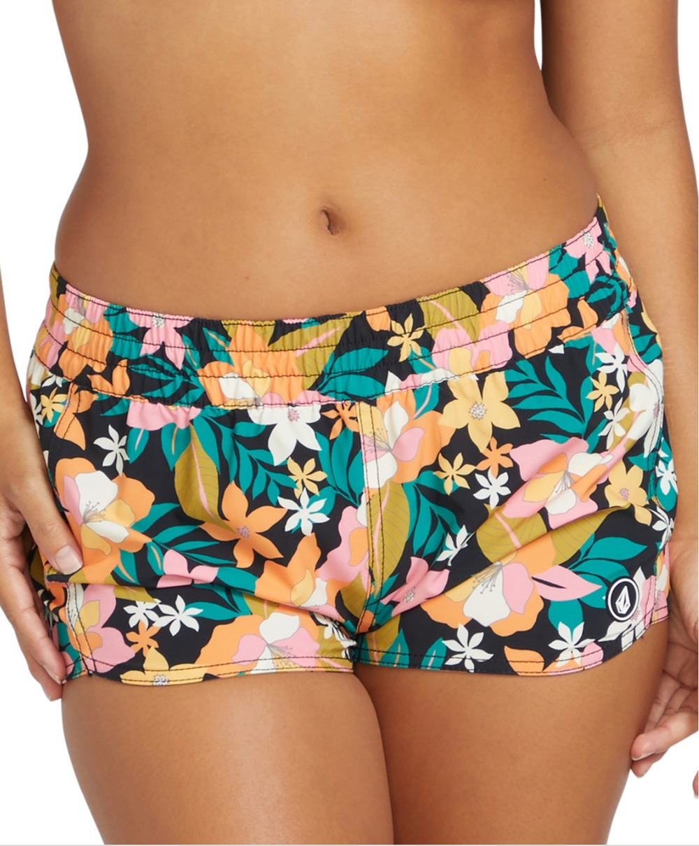 Volcom Juniors Had Me at Aloha Printed Swim Shorts Multi Size XL
